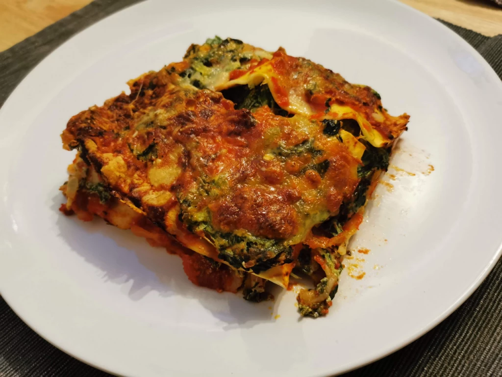 Spinat-Ricotta-Lasagne